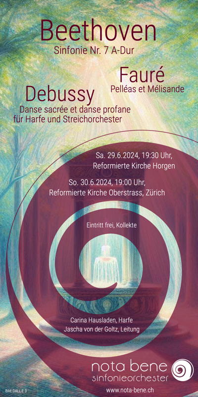 Flyer Sommerkonzerte 2024